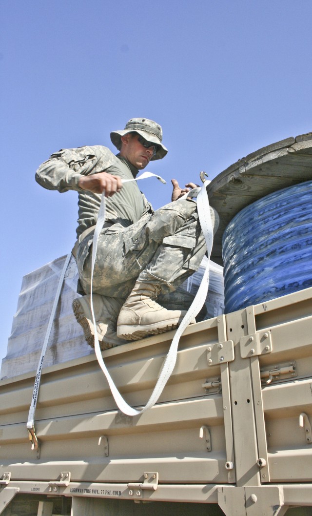 A day in the life of an Army truck driver
