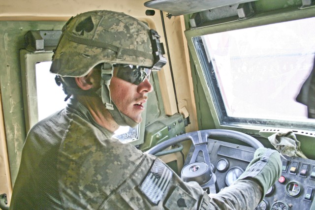 A day in the life of an Army truck driver