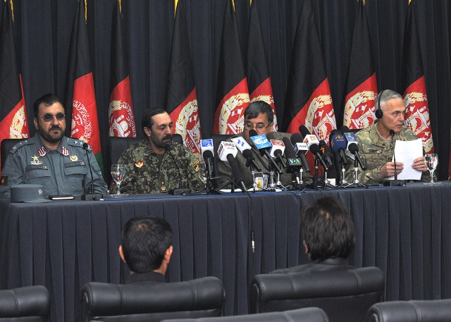 ANSF, coalition leaders discuss Operation Hamkari