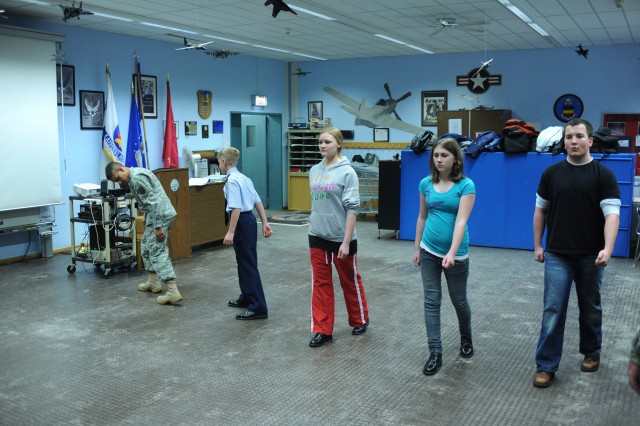 21st TSC NCOs provide marching orders to KHS JROTC