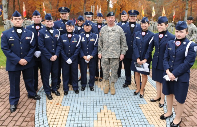 21st TSC NCOs provide marching orders to KHS JROTC