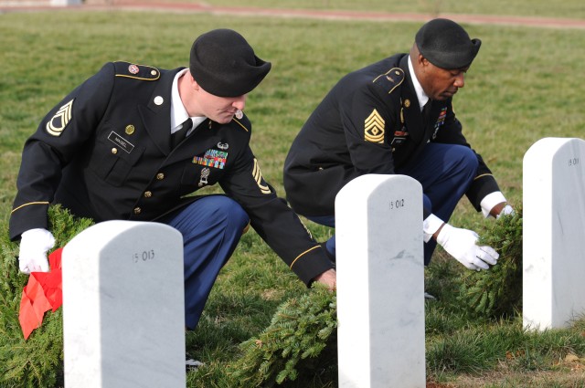 Sustainers participate in Wreaths Across America ceremony