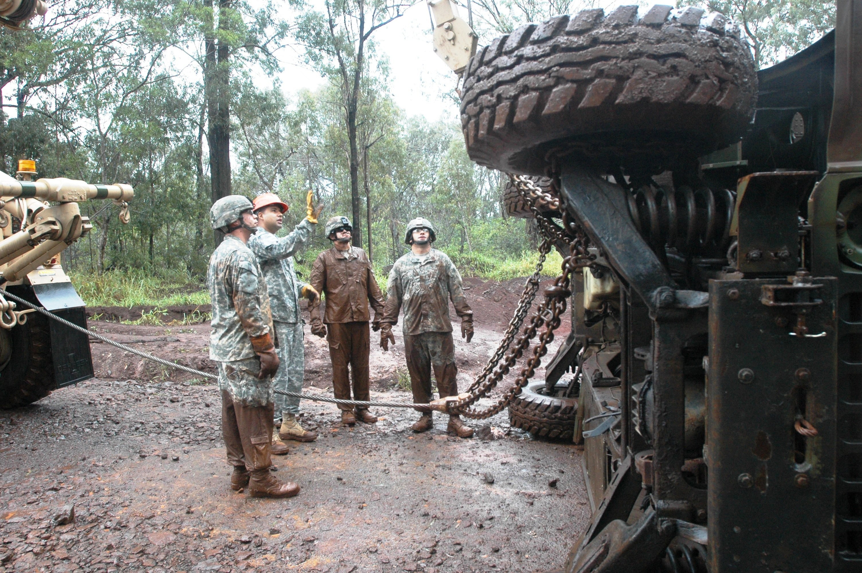 Cab Soldiers Fight Through Muddy Bncoc Article The United States Army