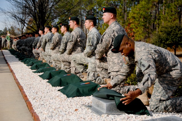 3rd SFG (A) holds dedication for completed Memorial Walk 