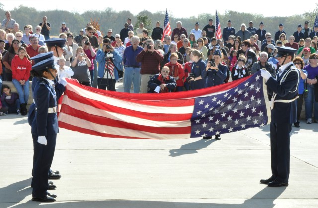 Folding flag