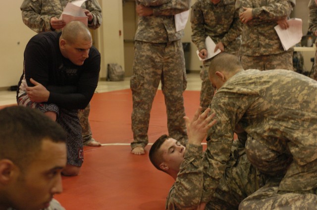 Local Army Reserve Soldiers complete combatives training