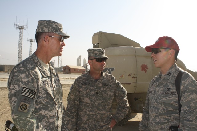 Discussing construction