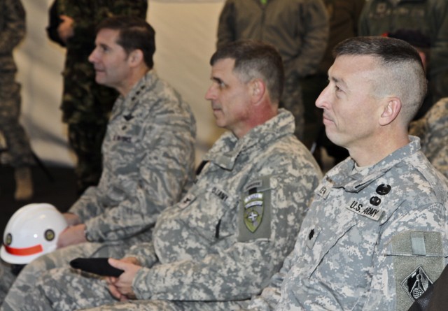 NATO officers attend groundbreaking for LEED building at SHAPE