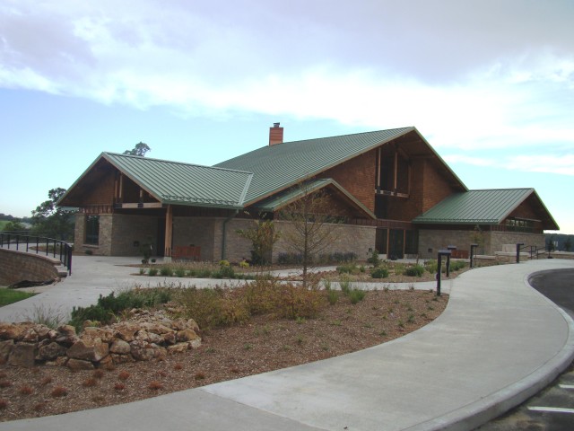 New green-built visitor center at Mark Twain Lake