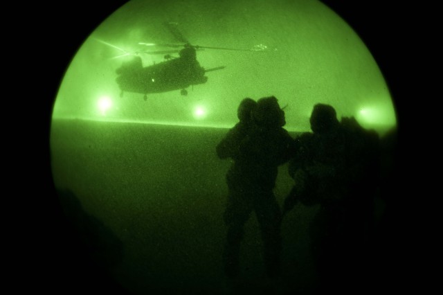 Afghan Commandos, Border Police secure explosives in joint Kandahar clearing operation
