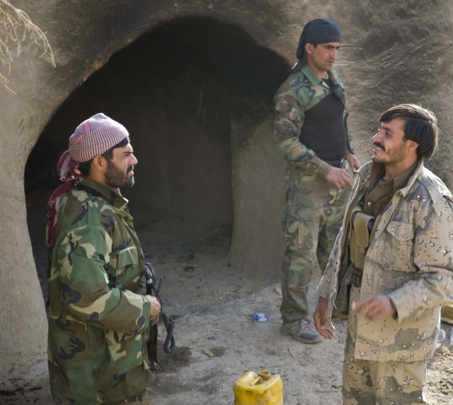 Afghan Commandos, Border Police secure explosives in joint Kandahar clearing operation