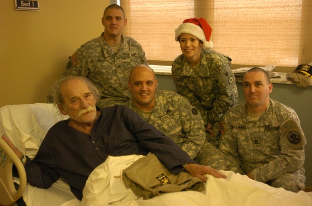 Local Army Reserve Soldiers send Christmas wishes to veterans
