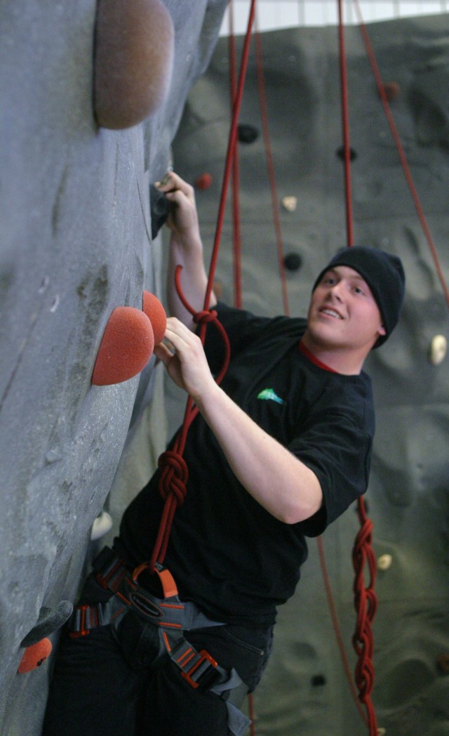 Climbing wall new attraction at Craig Gym