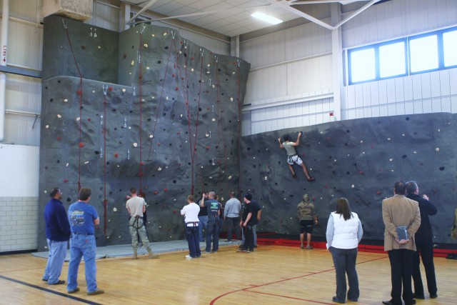 Climbing wall new attraction at Craig Gym