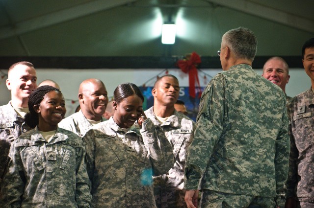CSA visits 43rd Sustainment Brigade in Afghanistan