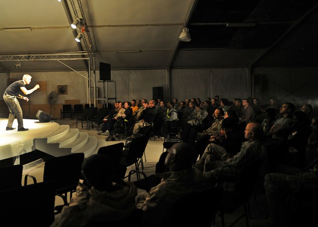 God bless us, every one: One-man Christmas Carol evokes season&#039;s cheer in Afghanistan