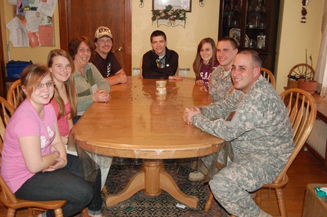 Wisconsin Family Embraces Army Recruiter