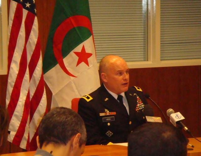 Maj. Gen. David R. Hogg visits Algeria, December 2010