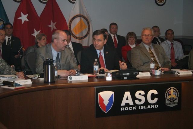 Representative-elect Bobby Schilling visits U.S. Army Sustainment Command