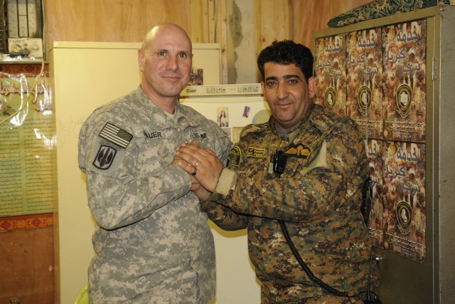 &#039;Lightning&#039; battalion senior enlisted leaders forge partnership with Iraqi Federal Police