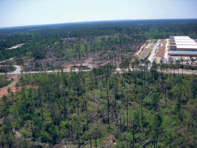 Tornado damage