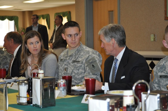 Secretary of the Army views Fort Leonard Wood tornado damages firsthand