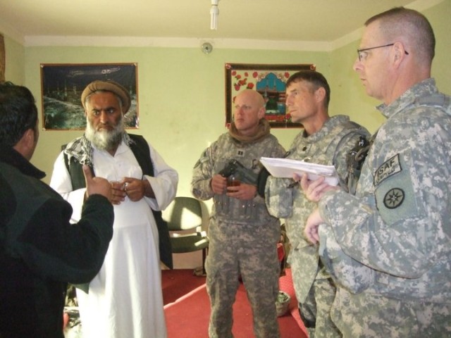 313th JMCB meets with Afghan Trucking Company