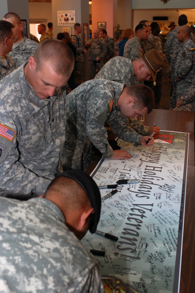 Soldiers march through Barstow to Veterans Home