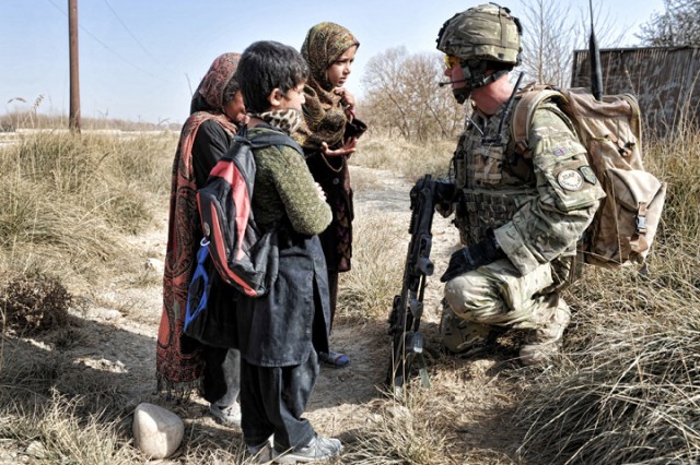 Children warn Soldier
