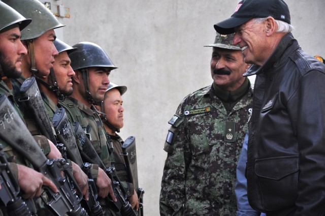 VP Biden tours Kabul Military Training Center