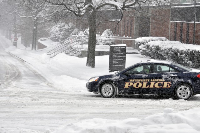 Road crews too good at the Watervliet Arsenal