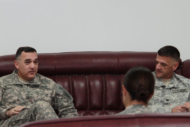 Calvert brothers bond over history while serving in Iraq