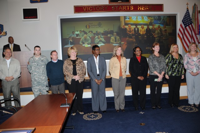 TRADOC headquarters employees receive IMT award