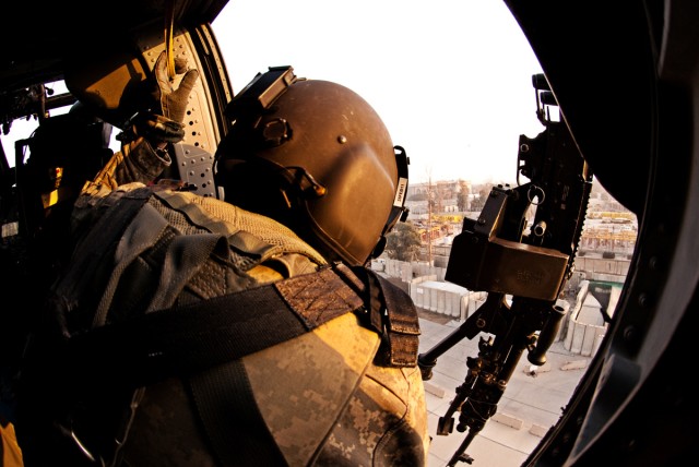 Black Hawk crews keep VIPs safe, mobile around Iraq