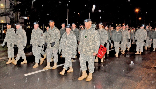 Living the dream: Soldiers march to recall Dr. King&#039;s accomplishments