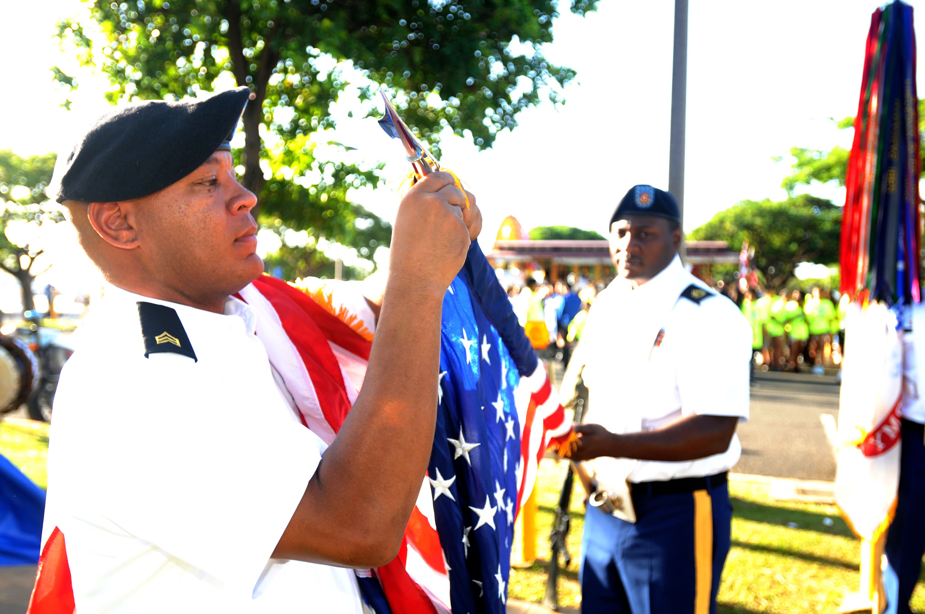 25th Cab Soldiers Participate In Color Guard During Dr Martin Luther King Jr Day Parade Article The United States Army