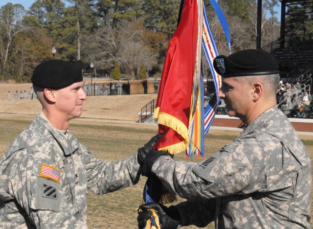 Outgoing commander Col. Jones