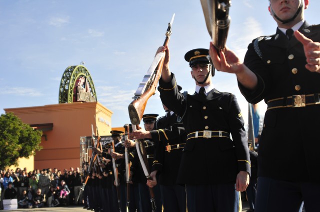 U.S. Army Drill Team performs for All-American Bowl