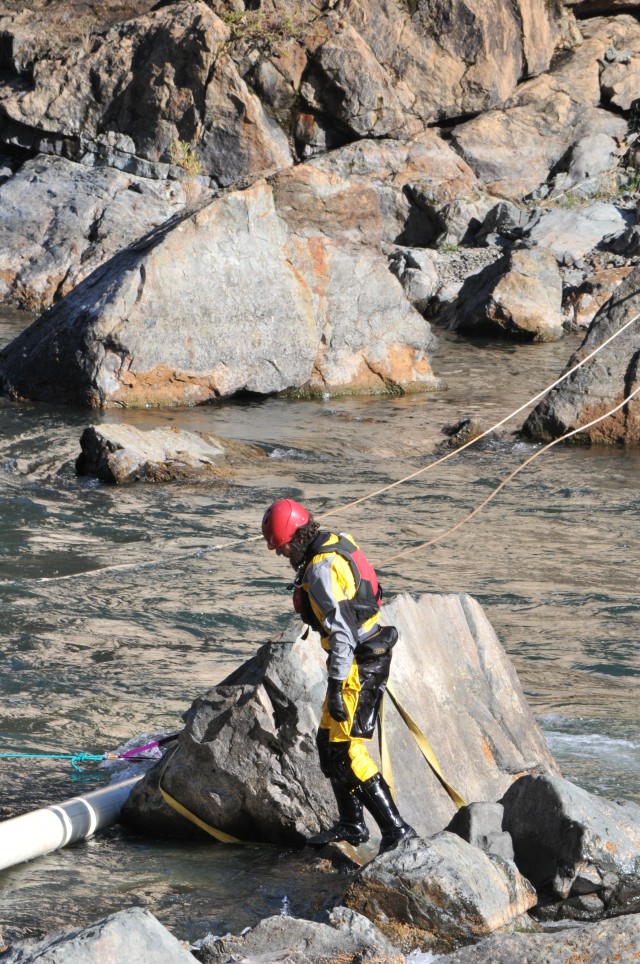 Setting lines on the Yuba River