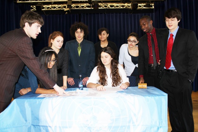Students join forces for model UN