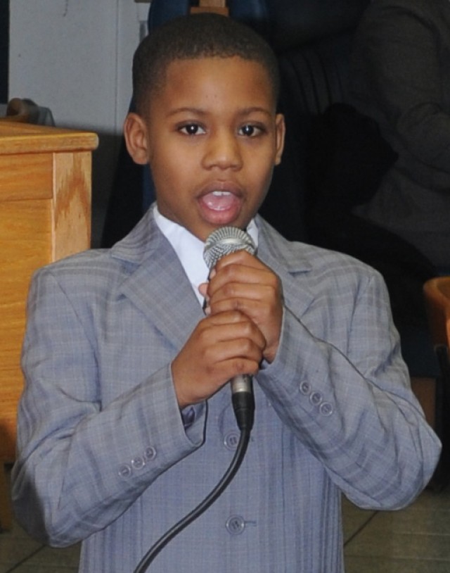 Nine-year old inspires at MLK Jr. prayer breakfast