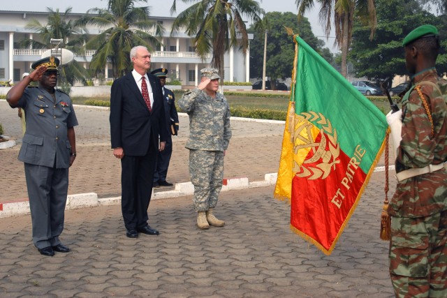 Maj. Gen. David R. Hogg meets senior leaders in Ghana, Togo, Benin
