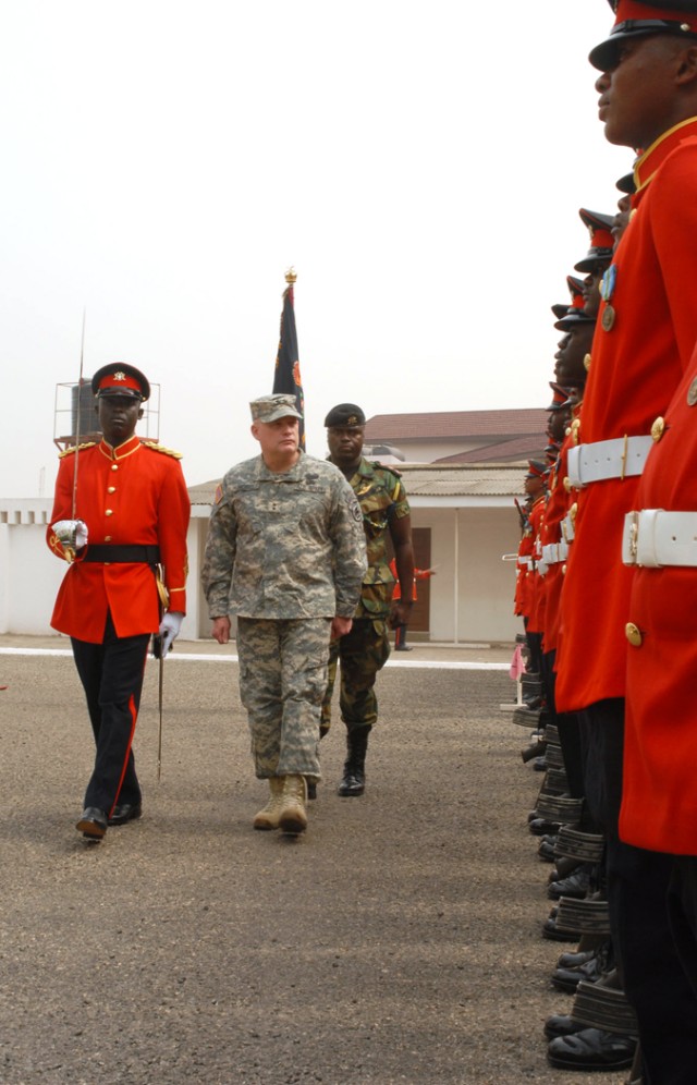 Maj. Gen. David R. Hogg meets senior leaders in Ghana, Togo, Benin