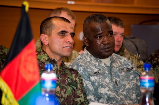 Afghan soldier recognized for service since beginning of war