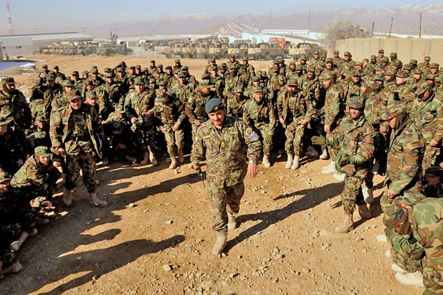 Leading Afghan recruits