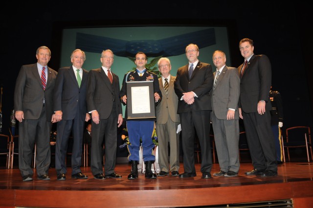 MOH recipient Giunta honored by fellow Iowans on Hill