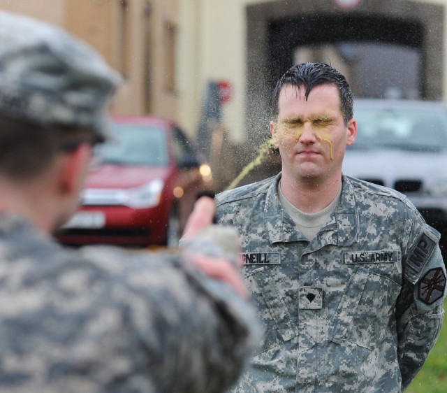 Ansbach MPs conduct pepper spray training