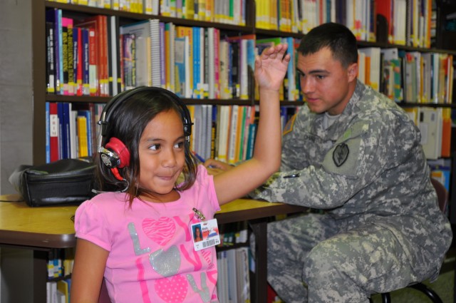 25th CAB, local elementary school partner to administer audio tests
