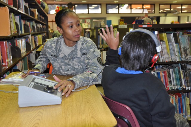 25th CAB, local elementary school partner to administer audio tests