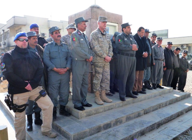 Ceremony pays tribute to upgrades at ANP battalion headquarters